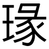 瑑: Grotesk