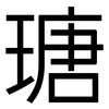 瑭: Grotesk