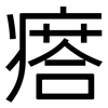 瘩: Grotesk