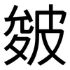 皴: Grotesk