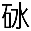 砅: Grotesk
