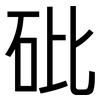 砒: Grotesk