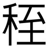 秷: Grotesk