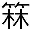 箖: Grotesk