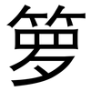 箩: Grotesk