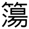 簜: Grotesk