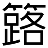 簬: Grotesk