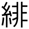 緋: Grotesk