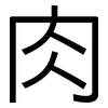 肉: sans serif 肉: sans serif