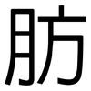 肪: Grotesk
