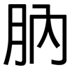 肭: Grotesk