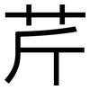 芹: Grotesk 芹: Grotesk