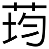 荺: Grotesk