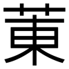 菄: Grotesk