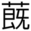 蔇: Grotesk