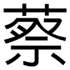 蔡: Grotesk