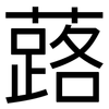 蕗: Grotesk