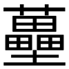 蘲: Grotesk