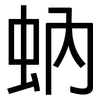 蚋: Grotesk