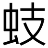 蚑: Grotesk