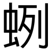 蛚: Grotesk