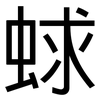 蛷: Grotesk