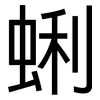 蜊: Grotesk