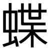蝶: Grotesk