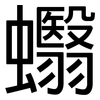 蠮: Grotesk