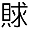 賕: Grotesk