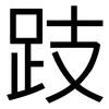 跂: Grotesk
