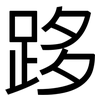 跢: Grotesk