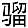 骝: Grotesk