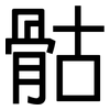 骷: Grotesk