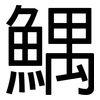 鰅: Grotesk