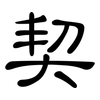 契: Kanzleischrift