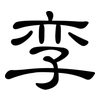 孪: Kanzleischrift
