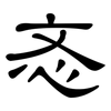 忞: Kanzleischrift