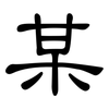 某: Kanzleischrift