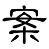 案: Kanzleischrift 案: Kanzleischrift