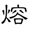 熔: Kanzleischrift