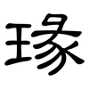 瑑: Kanzleischrift