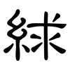 絿: Kanzleischrift