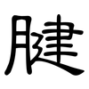 腱: Kanzleischrift