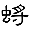 蛶: Kanzleischrift 蛶: Kanzleischrift
