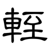 輊: Kanzleischrift