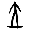 立: oracle bone script 立: oracle bone script