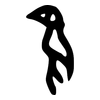 鳥: oracle bone script 鳥: oracle bone script