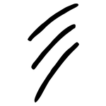 彡: Kleine Siegelschrift