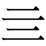 亖: Serifenschrift (Songti/Mingti)